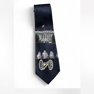 Navy Blue Necktie with Historic/Rene Chagal (sometimes stylized as René Chagall)